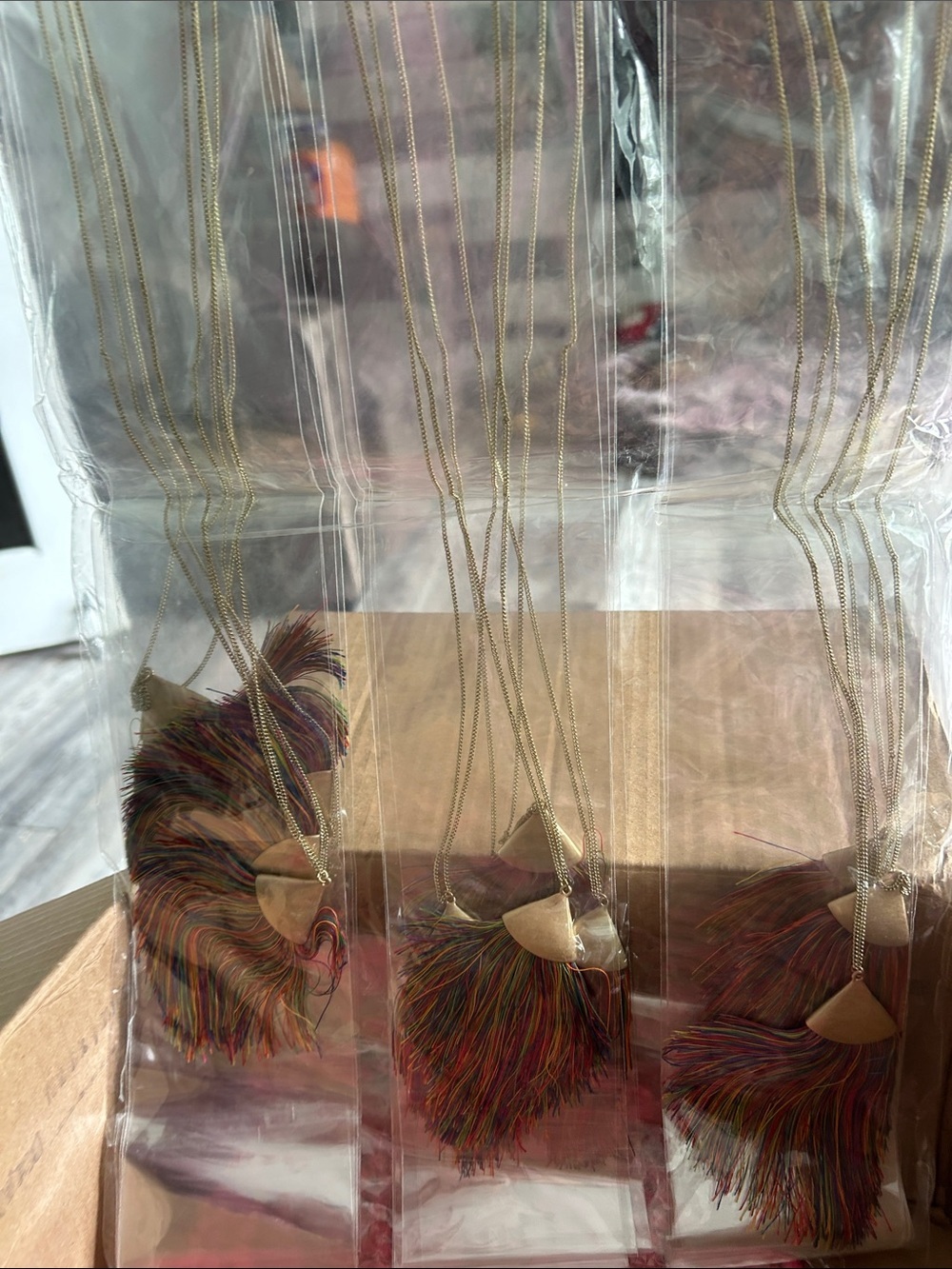 4/$100 Multicolor Tassel Pendant Necklace - Home Accents